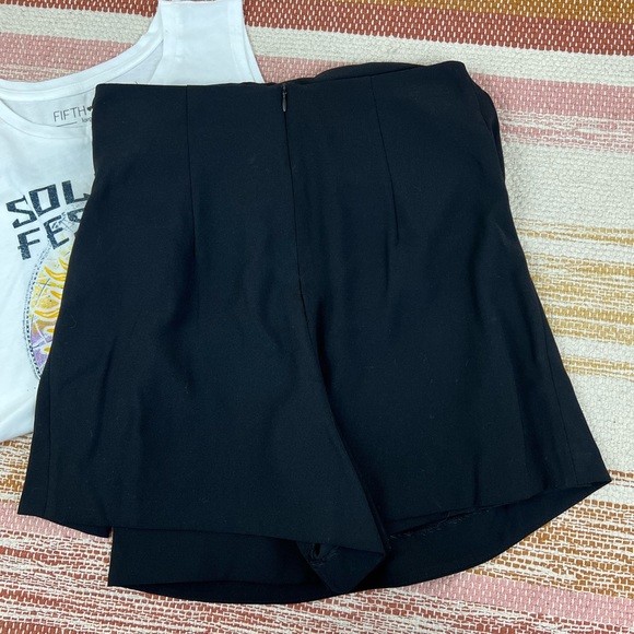 NWT ZARA SIDE KNOTTED SKORT 🖤 - Picture 6 of 8